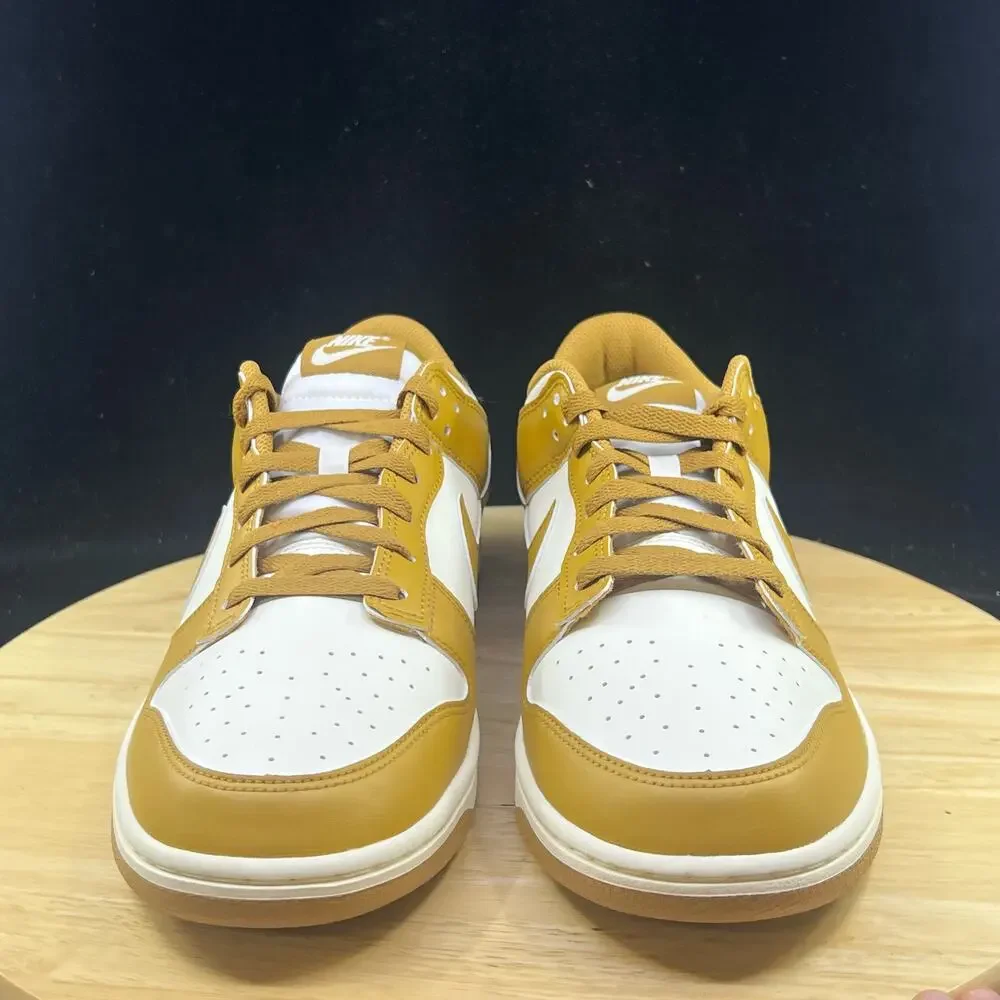 Men's Nike Dunk Low Retro Pale Ivory/Wheat-Pale Ivory (HF5441 108) Size 11.5 - Picture 3 of 10